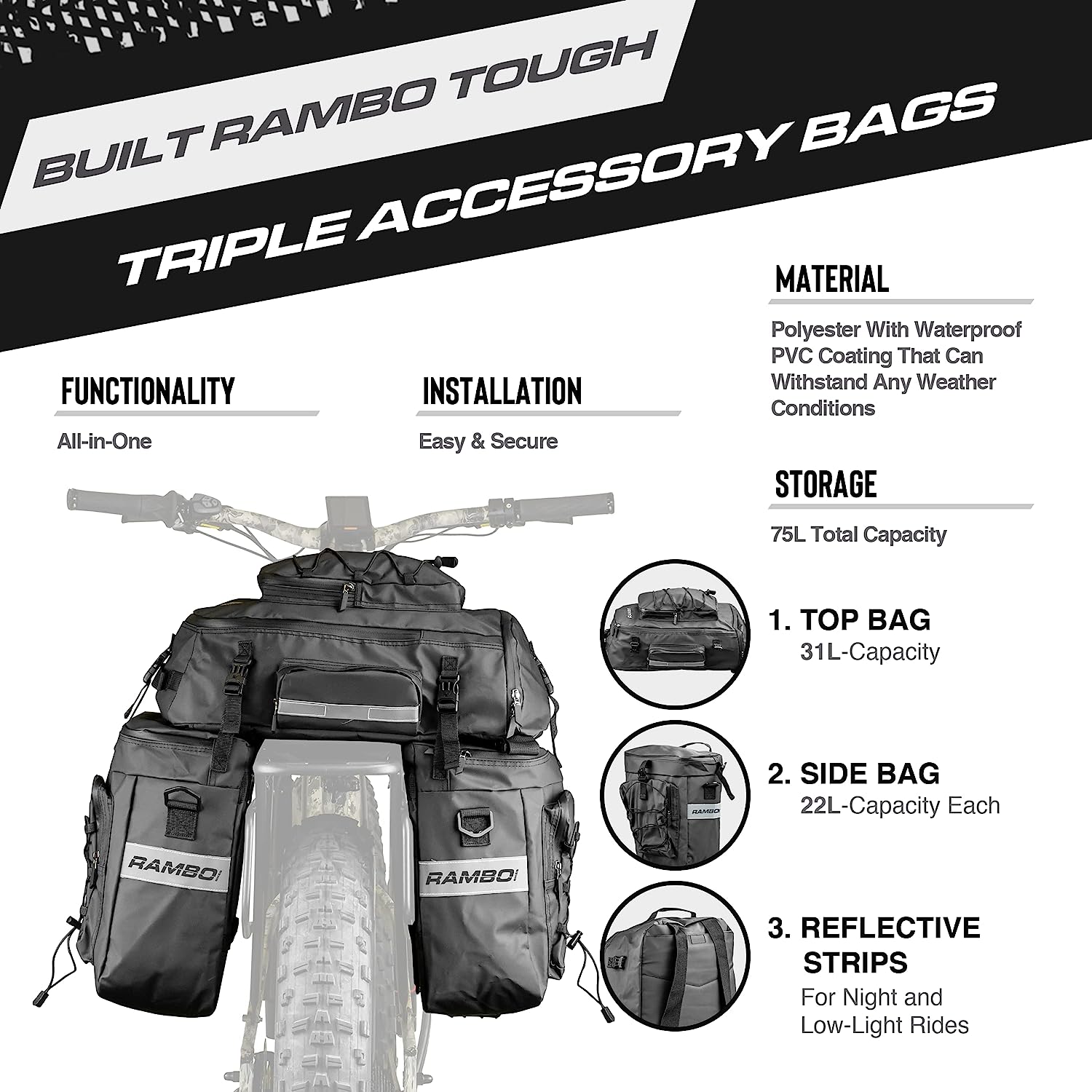Rambo Bikes Triple Accessory Bag Review