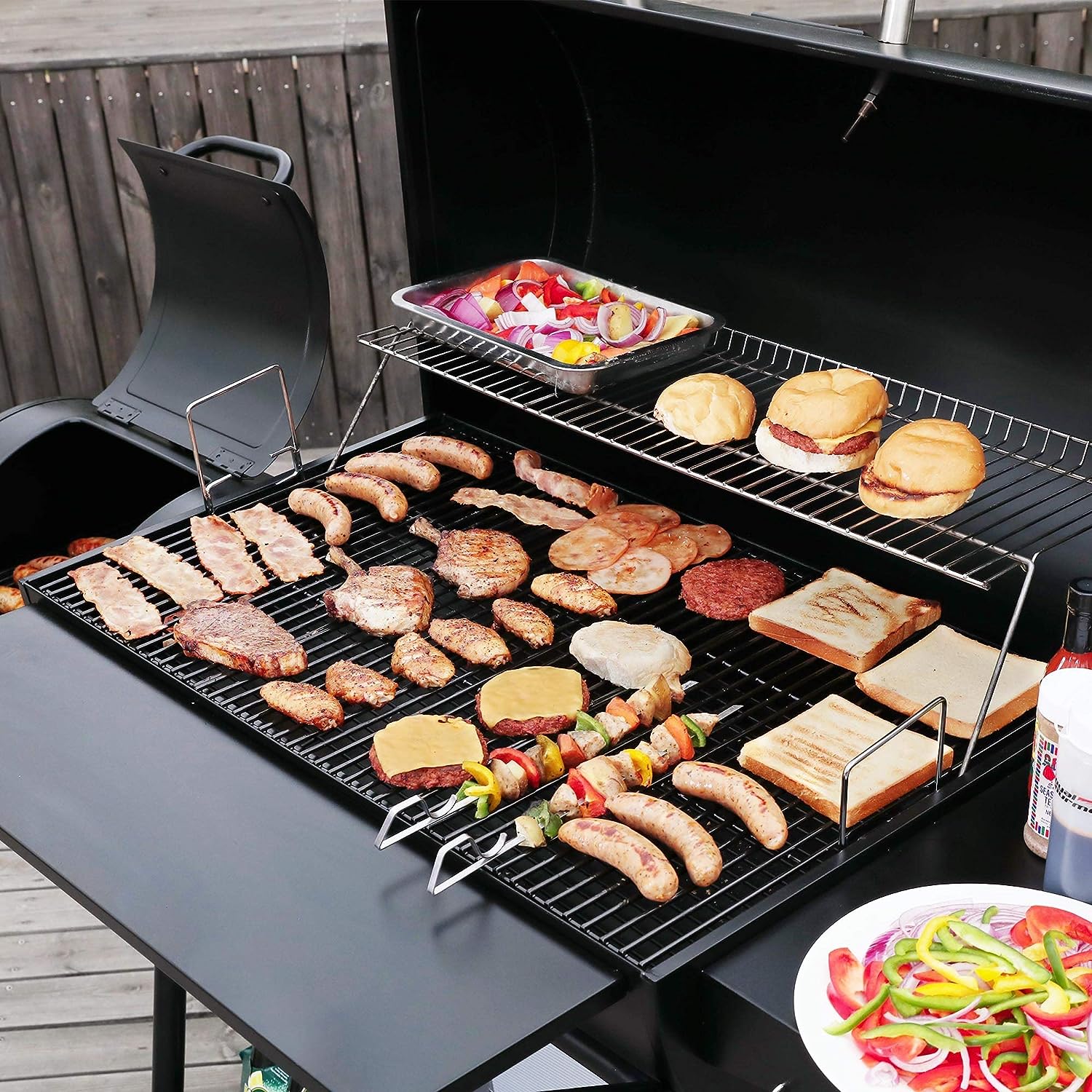 Best Charcoal Grill and Offset Smoker Combo For a Fun Filled Backyard Gathering