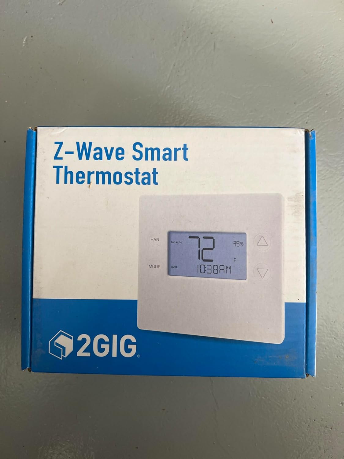 2GIG Z-Wave 700 Programmable Thermostat 