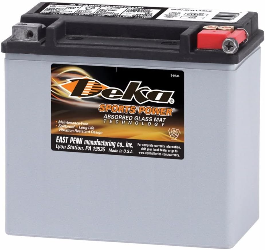 Deka Power Sports ETX16L Battery Review