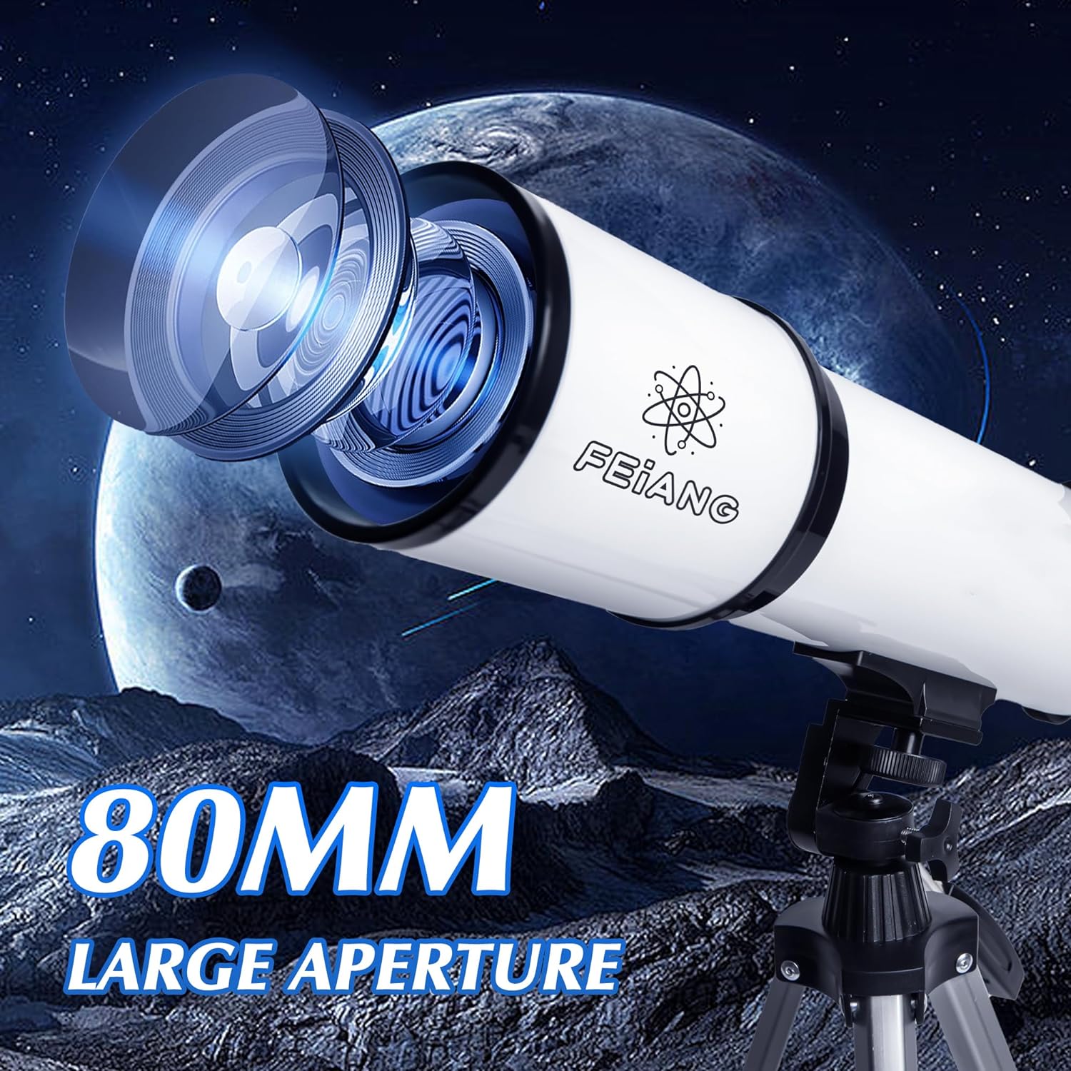 FEiANG Beginners & Adults Astronomical Refracting Telescopes Review
