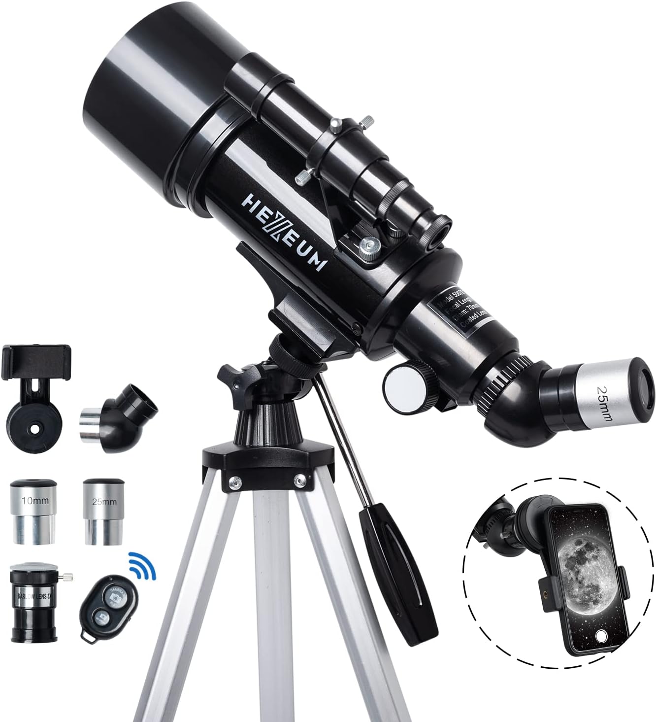 Hexeum 70mm Telescope for Kids & Adults Review
