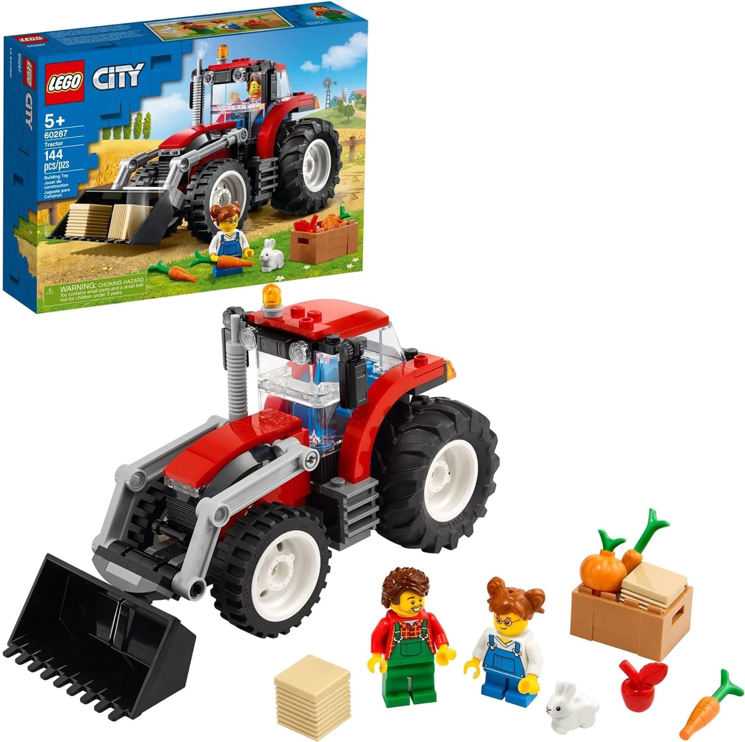 LEGO City Great Vehicles Tractor 60287 Building Toy Set Review