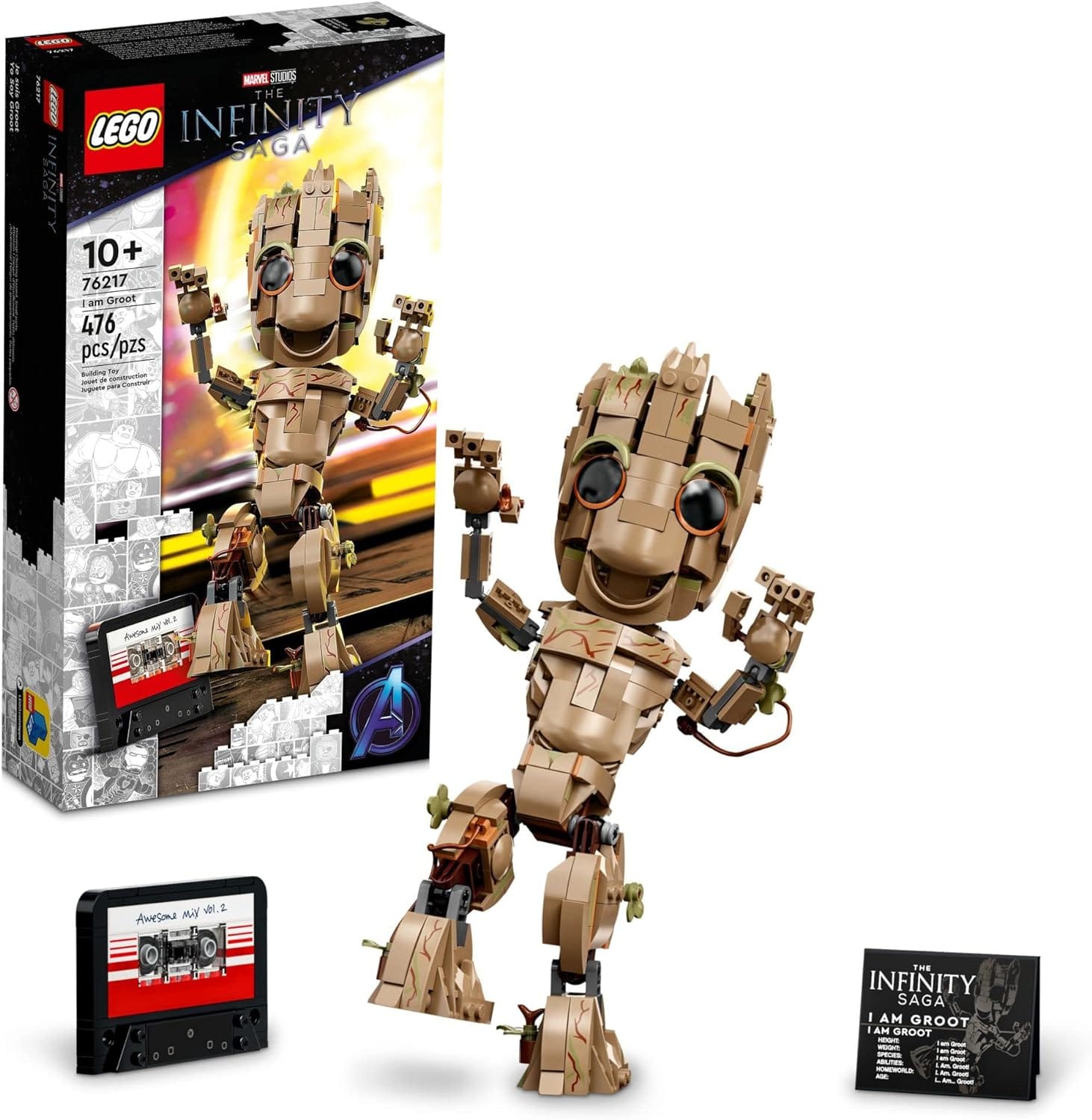 Lego Marvel I am Groot 76217 Building Toy Set Review