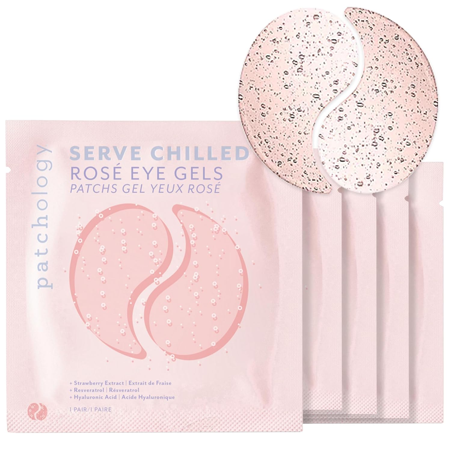 Patchology Serve Chilled Rosé Hydrating Eye Patches Review